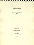 Catalog 1951-1952 by Alvin Community College Registrar