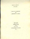 Catalog 1957-1958 by Alvin Community College Registrar