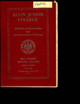 Catalog 1960-1961 by Alvin Community College Registrar