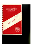 Catalog 1971-1972 by Alvin Community College Registrar